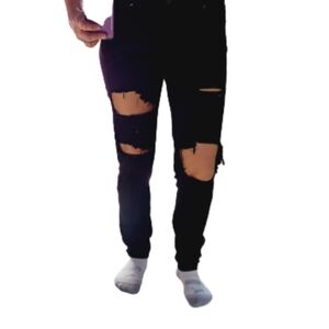 PAIGE verdugo ultra  skinny black jeans